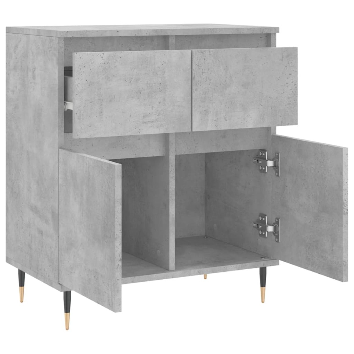 vidaXL Ντουλάπι Γκρι Σκυροδέματος 60x35x70 εκ. Επεξεργασμένο Ξύλο