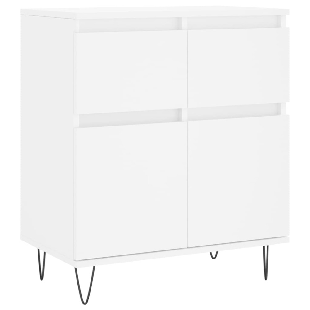 vidaXL Συρταριέρα Λευκή 60 x 35 x 70 εκ. από Επεξεργασμένο Ξύλο