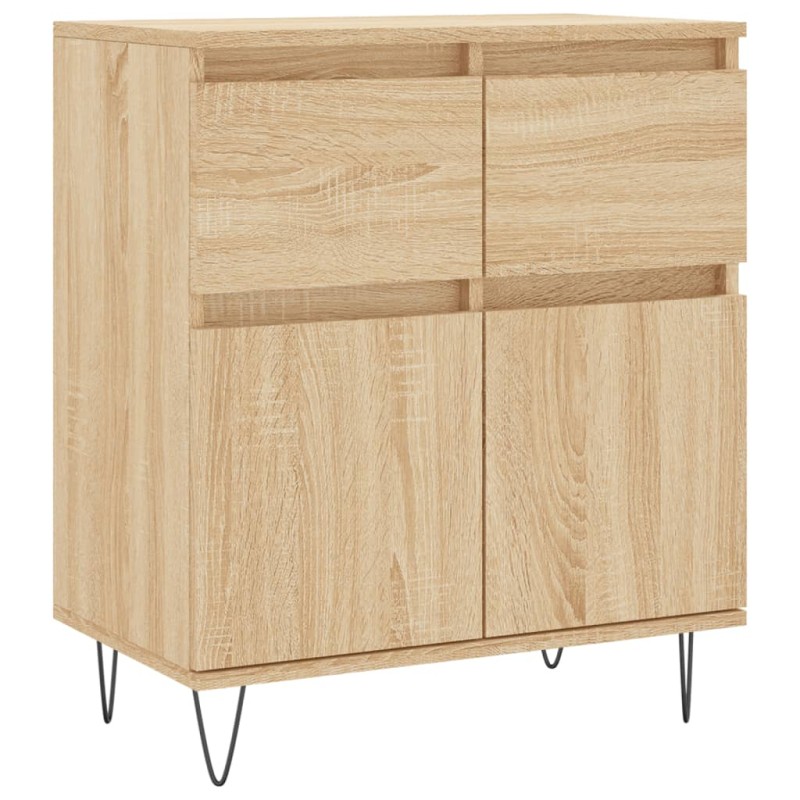 vidaXL Συρταριέρα Sonoma Δρυς 60x35x70 εκ. Επεξεργασμένο Ξύλο