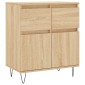 vidaXL Συρταριέρα Sonoma Δρυς 60x35x70 εκ. Επεξεργασμένο Ξύλο