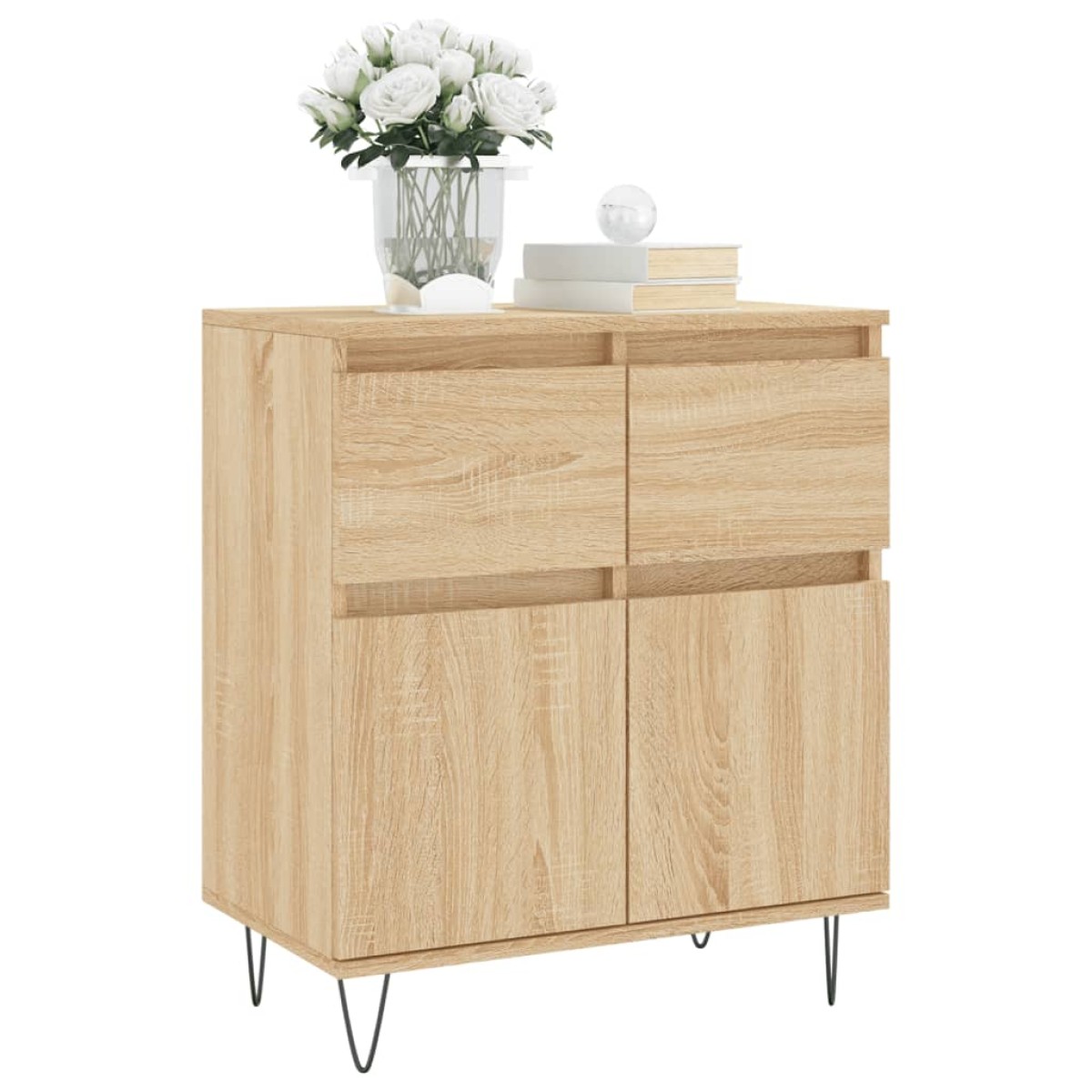 vidaXL Συρταριέρα Sonoma Δρυς 60x35x70 εκ. Επεξεργασμένο Ξύλο