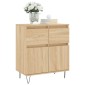 vidaXL Συρταριέρα Sonoma Δρυς 60x35x70 εκ. Επεξεργασμένο Ξύλο