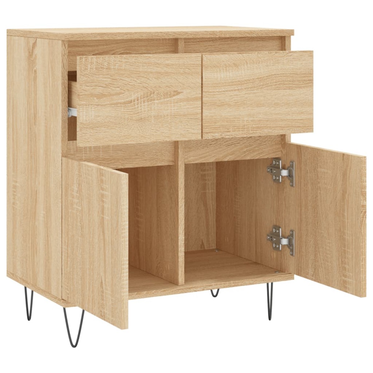 vidaXL Συρταριέρα Sonoma Δρυς 60x35x70 εκ. Επεξεργασμένο Ξύλο