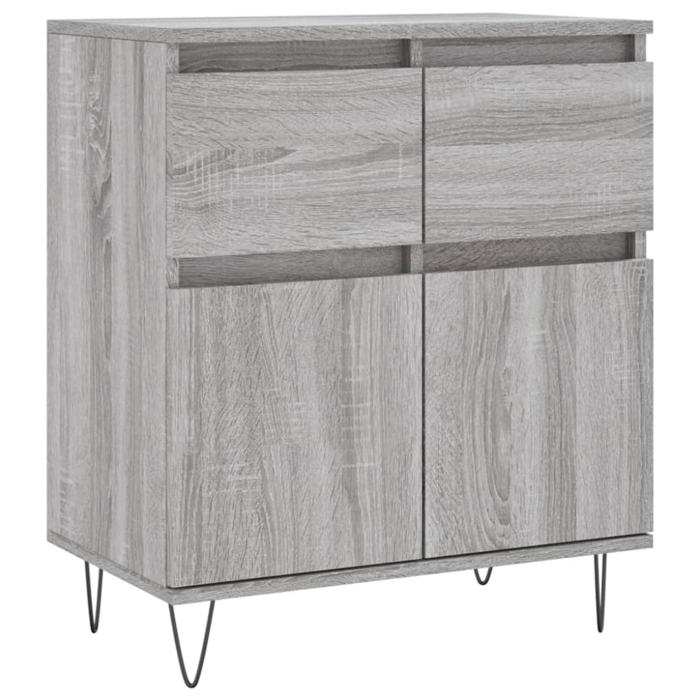 vidaXL Ντουλάπι Γκρι Sonoma 60x35x70 εκ. από Επεξεργασμένο Ξύλο