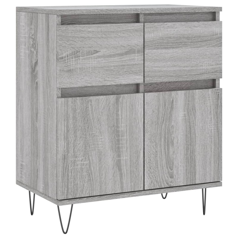 vidaXL Ντουλάπι Γκρι Sonoma 60x35x70 εκ. από Επεξεργασμένο Ξύλο