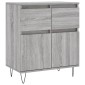 vidaXL Ντουλάπι Γκρι Sonoma 60x35x70 εκ. από Επεξεργασμένο Ξύλο