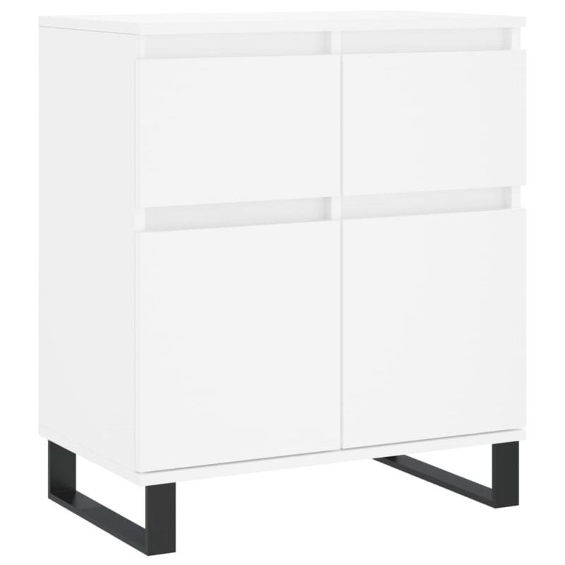 vidaXL Συρταριέρα Λευκή 60 x 35 x 70 εκ. από Επεξεργασμένο Ξύλο