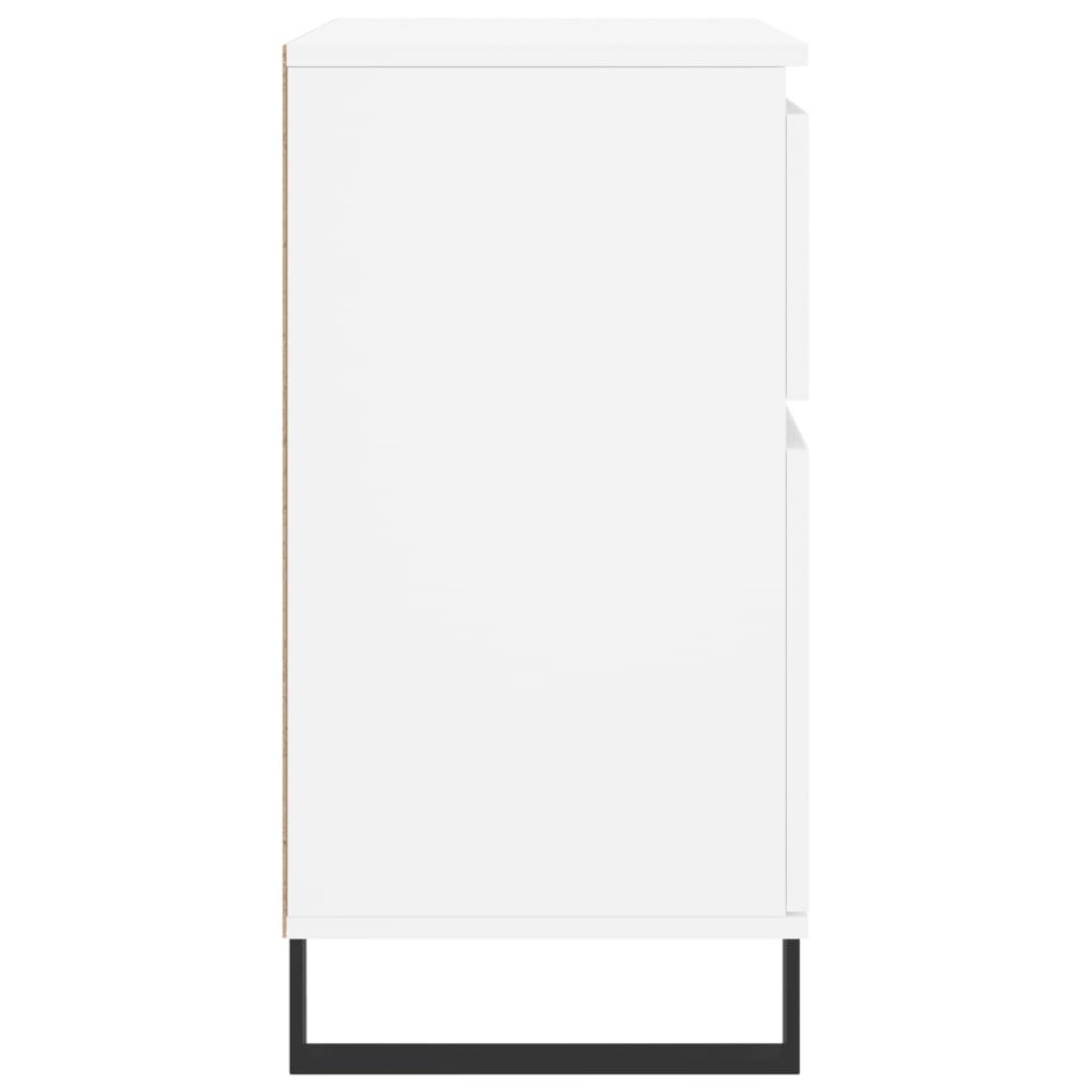 vidaXL Συρταριέρα Λευκή 60 x 35 x 70 εκ. από Επεξεργασμένο Ξύλο