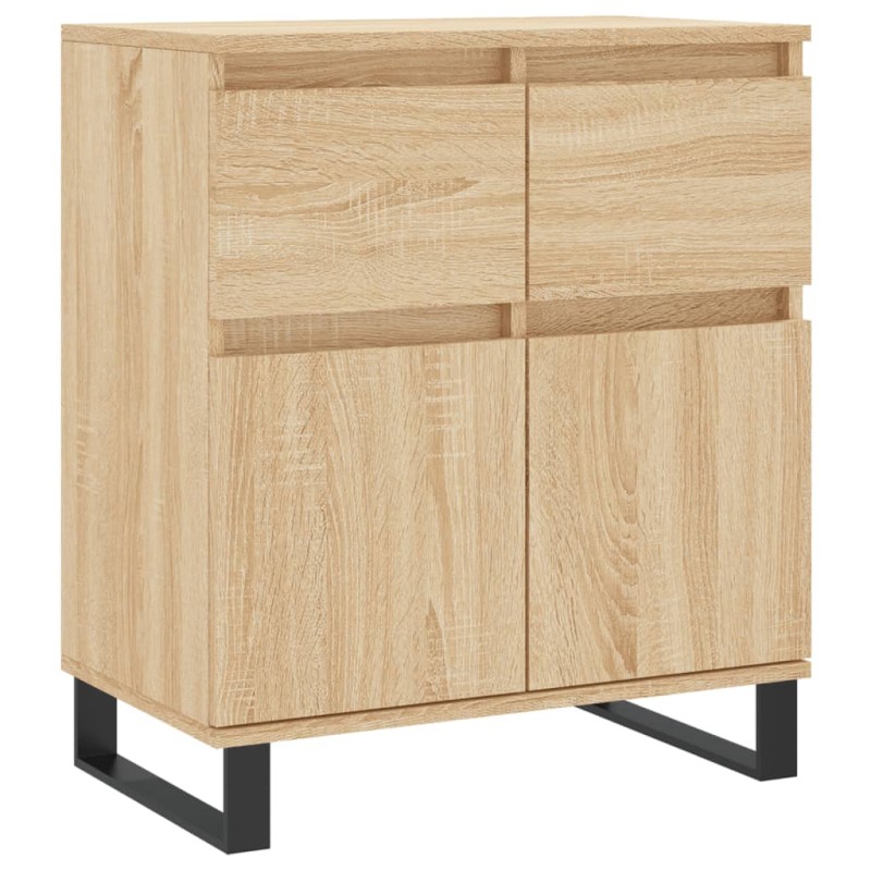 vidaXL Συρταριέρα Sonoma Δρυς 60x35x70 εκ. Επεξεργασμένο Ξύλο