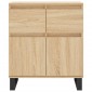 vidaXL Συρταριέρα Sonoma Δρυς 60x35x70 εκ. Επεξεργασμένο Ξύλο