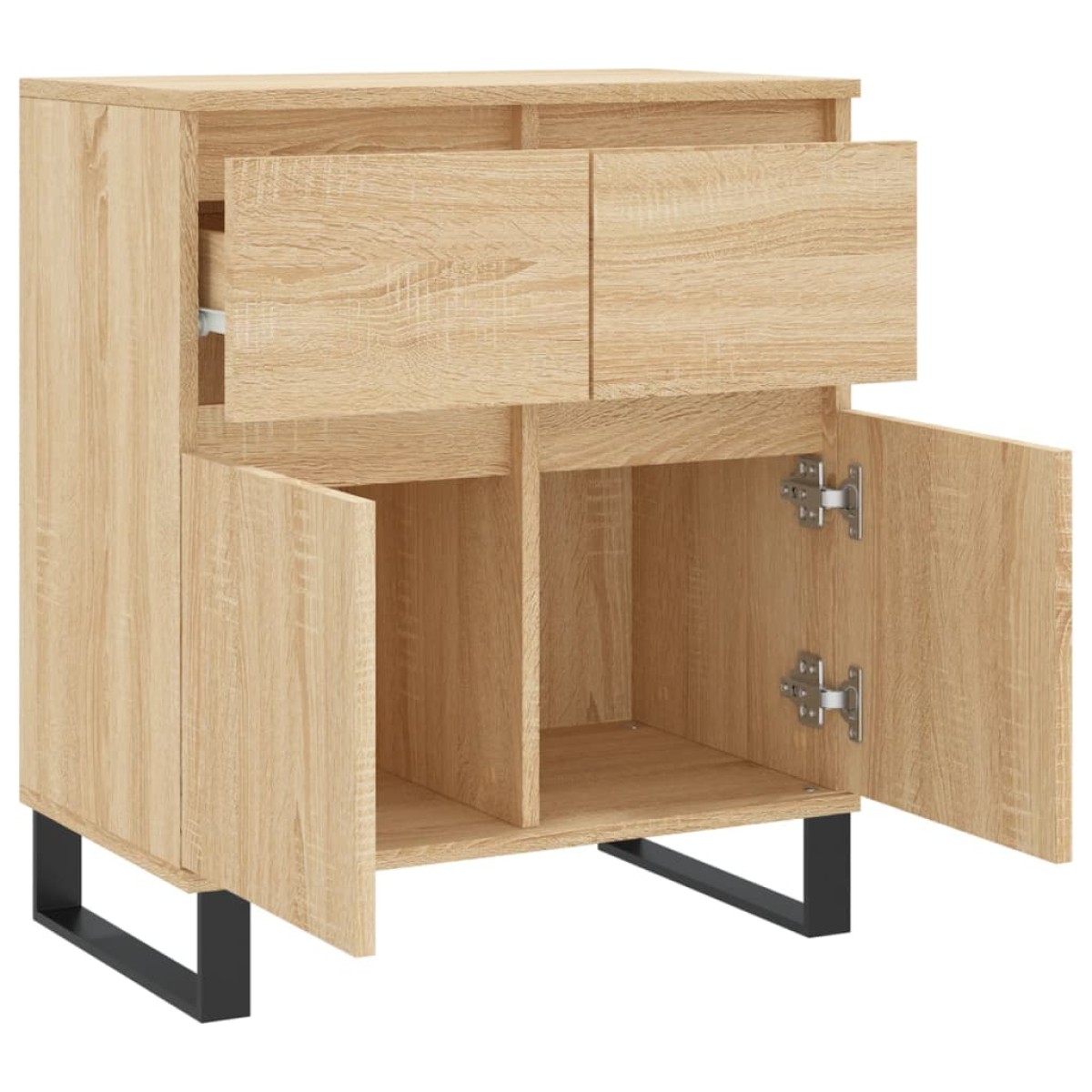 vidaXL Συρταριέρα Sonoma Δρυς 60x35x70 εκ. Επεξεργασμένο Ξύλο