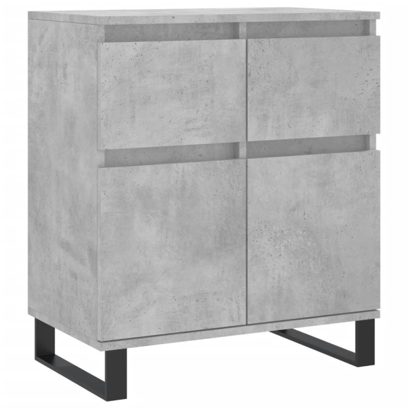 vidaXL Ντουλάπι Γκρι Σκυροδέματος 60x35x70 εκ. Επεξεργασμένο Ξύλο