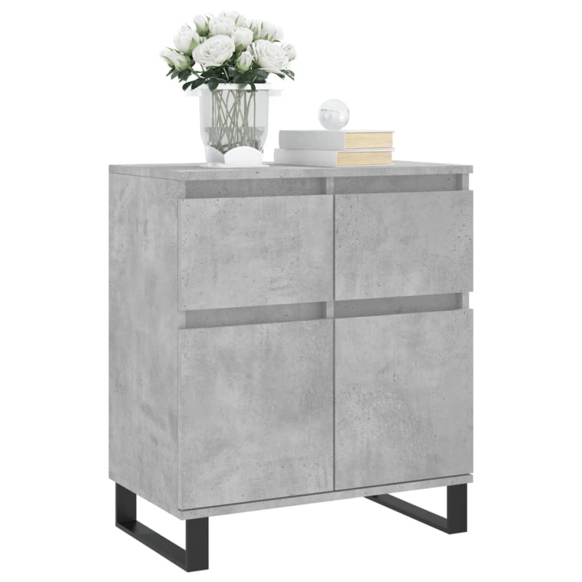 vidaXL Ντουλάπι Γκρι Σκυροδέματος 60x35x70 εκ. Επεξεργασμένο Ξύλο