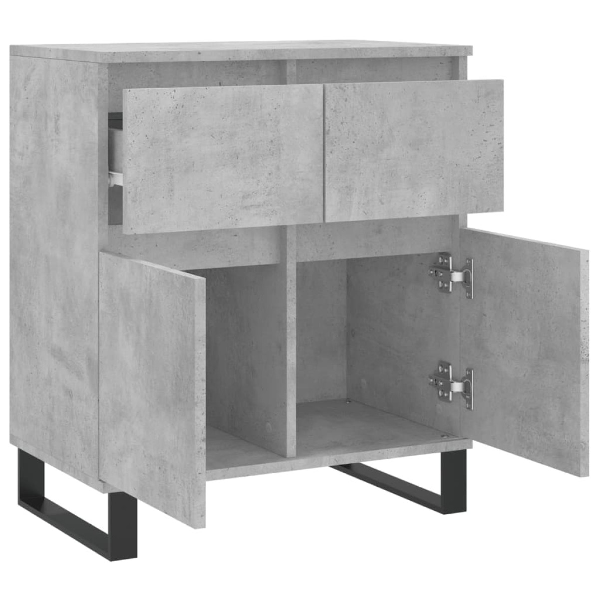 vidaXL Ντουλάπι Γκρι Σκυροδέματος 60x35x70 εκ. Επεξεργασμένο Ξύλο