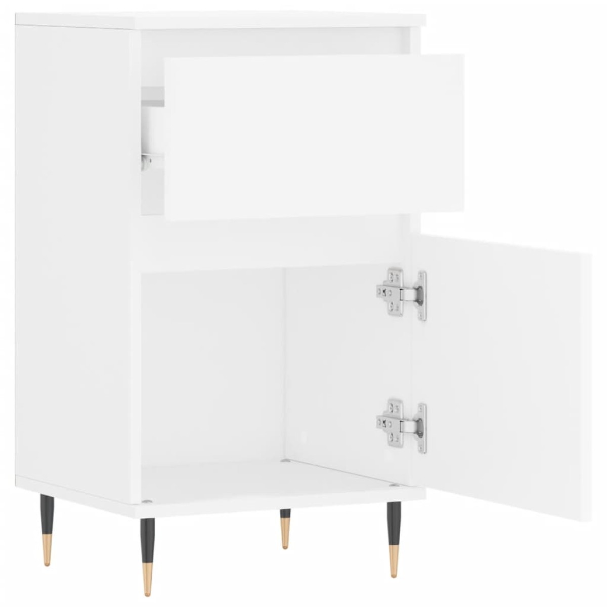 vidaXL Συρταριέρα Λευκή 40 x 35 x 70 εκ. από Επεξεργασμένο Ξύλο