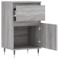 vidaXL Συρταριέρα Γκρι Sonoma 40 x 35 x 70 εκ. από Επεξεργασμένο Ξύλο