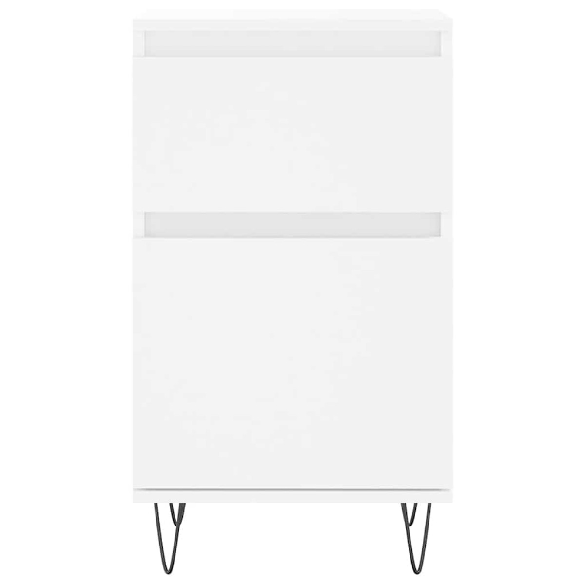 vidaXL Ντουλάπια 2 τεμ. Λευκά 40 x 35 x 70 εκ. από Επεξεργασμένο Ξύλο