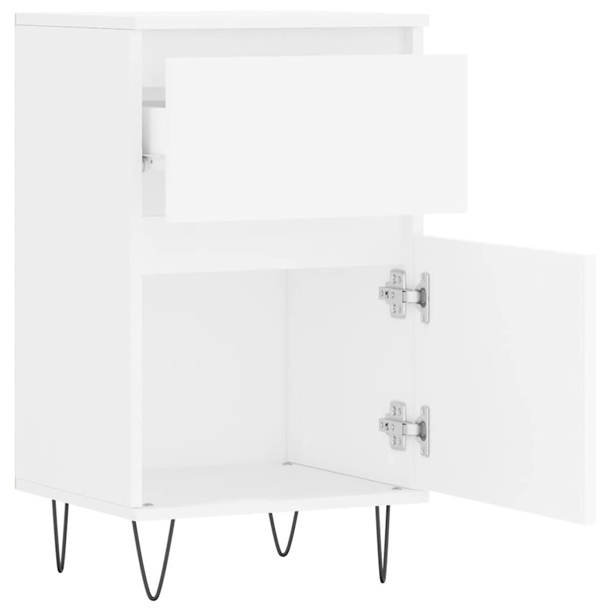 vidaXL Ντουλάπια 2 τεμ. Λευκά 40 x 35 x 70 εκ. από Επεξεργασμένο Ξύλο