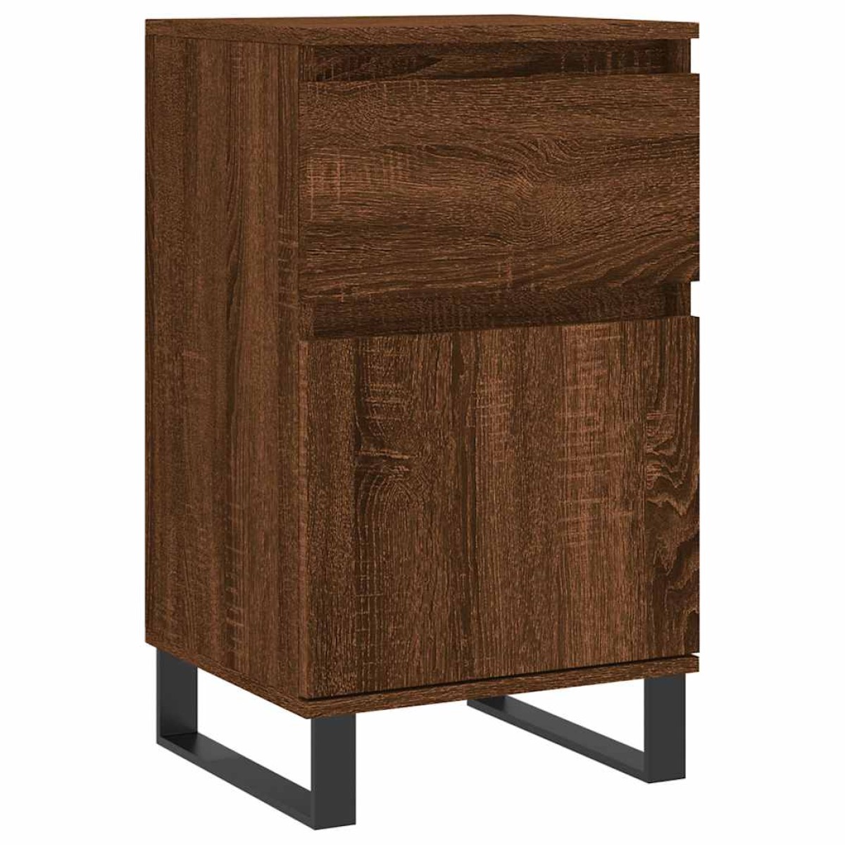 vidaXL Ντουλάπια 2 τεμ. Καφέ Δρυς 40x35x70 εκ. από Επεξεργασμένο Ξύλο