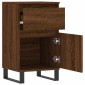 vidaXL Ντουλάπια 2 τεμ. Καφέ Δρυς 40x35x70 εκ. από Επεξεργασμένο Ξύλο
