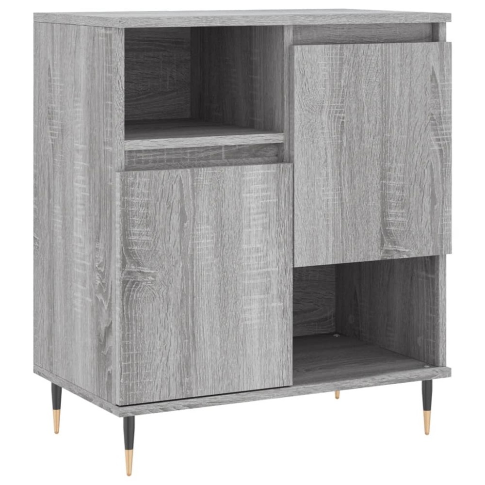 vidaXL Ντουλάπι Γκρι Sonoma 60x35x70 εκ. από Επεξεργασμένο Ξύλο