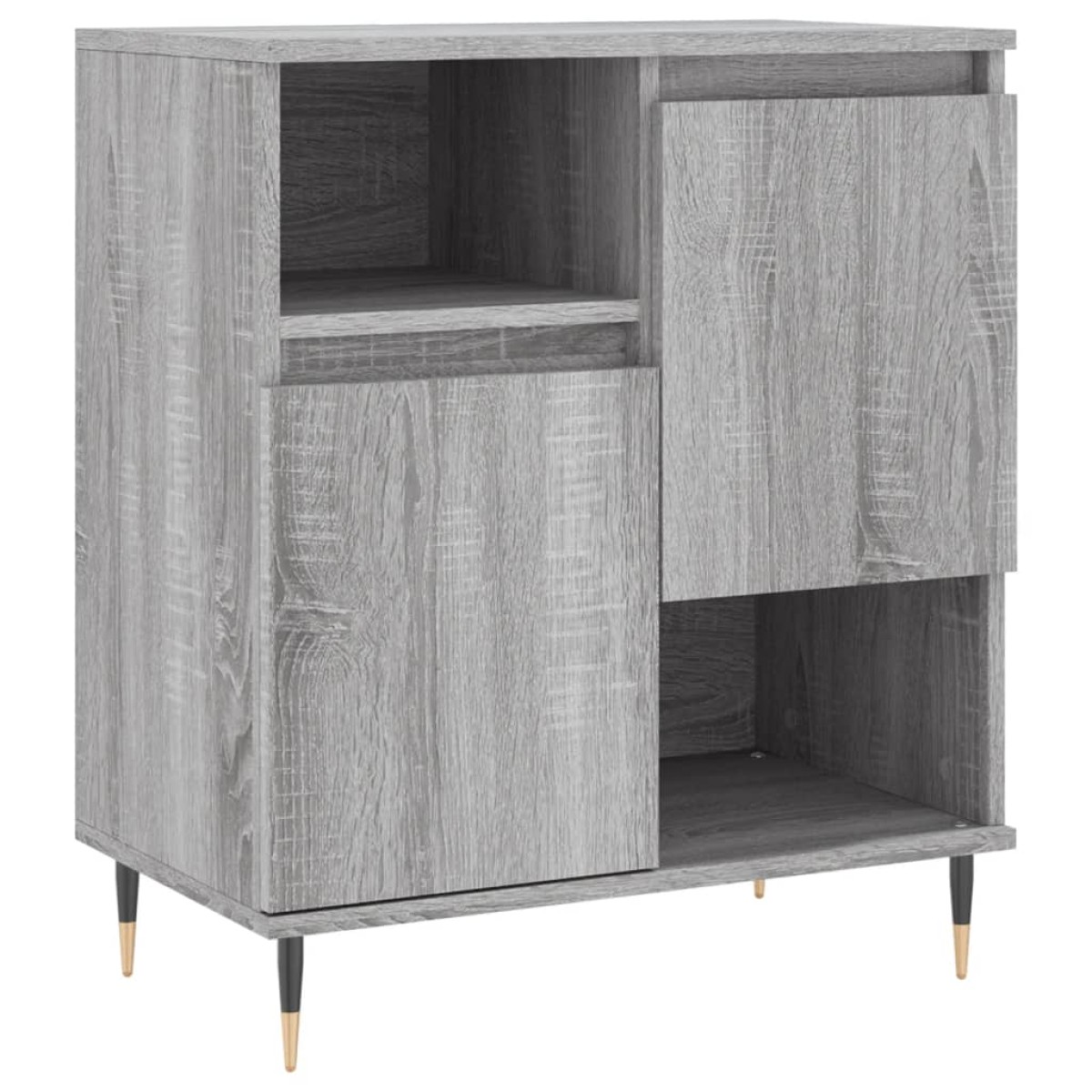 vidaXL Ντουλάπι Γκρι Sonoma 60x35x70 εκ. από Επεξεργασμένο Ξύλο
