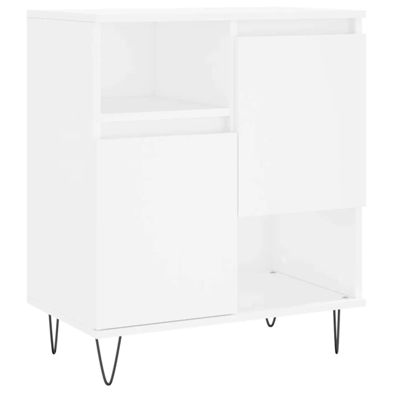 vidaXL Συρταριέρα Λευκή 60 x 35 x 70 εκ. από Επεξεργασμένο Ξύλο
