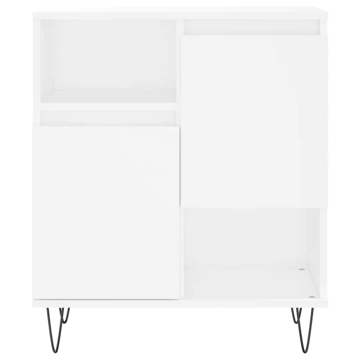 vidaXL Συρταριέρα Λευκή 60 x 35 x 70 εκ. από Επεξεργασμένο Ξύλο