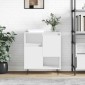 vidaXL Συρταριέρα Λευκή 60 x 35 x 70 εκ. από Επεξεργασμένο Ξύλο