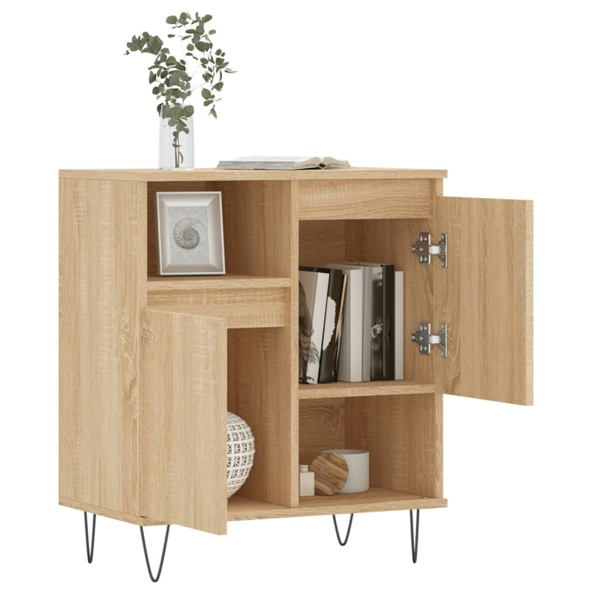 vidaXL Συρταριέρα Sonoma Δρυς 60x35x70 εκ. Επεξεργασμένο Ξύλο