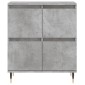 vidaXL Ντουλάπι Γκρι Σκυροδέματος 60x35x70 εκ. Επεξεργασμένο Ξύλο