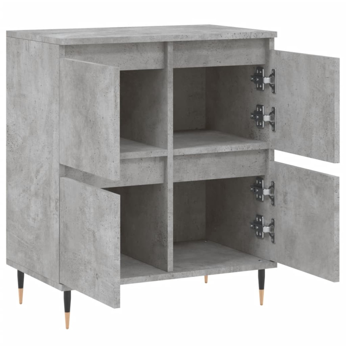 vidaXL Ντουλάπι Γκρι Σκυροδέματος 60x35x70 εκ. Επεξεργασμένο Ξύλο
