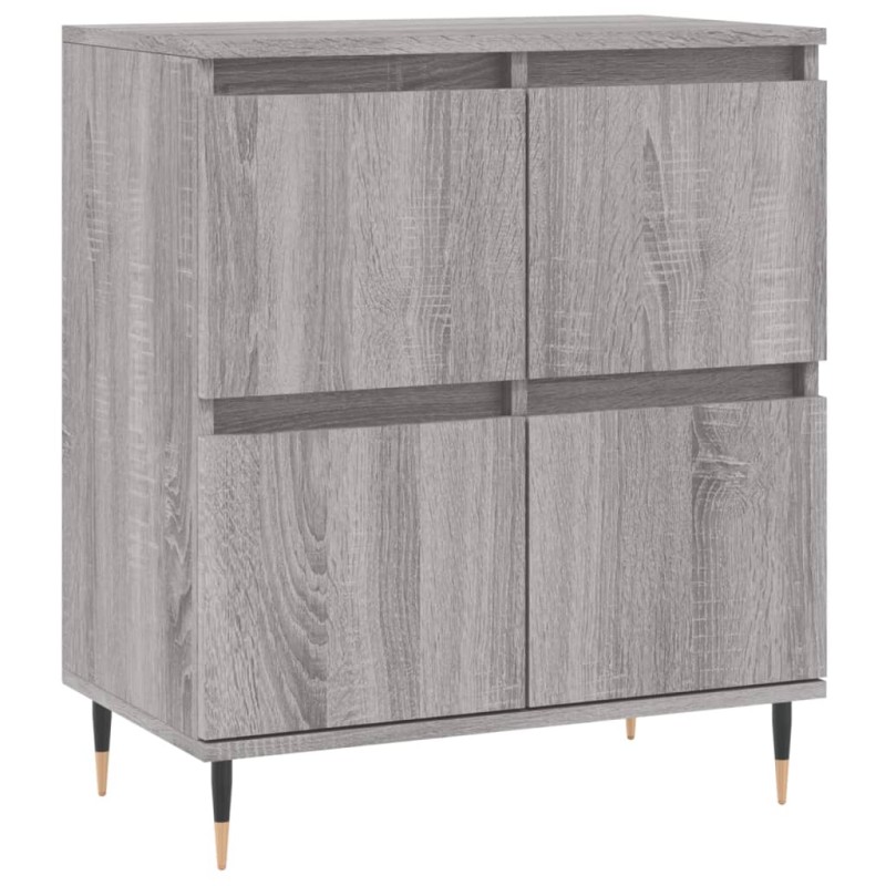 vidaXL Ντουλάπι Γκρι Sonoma 60x35x70 εκ. από Επεξεργασμένο Ξύλο