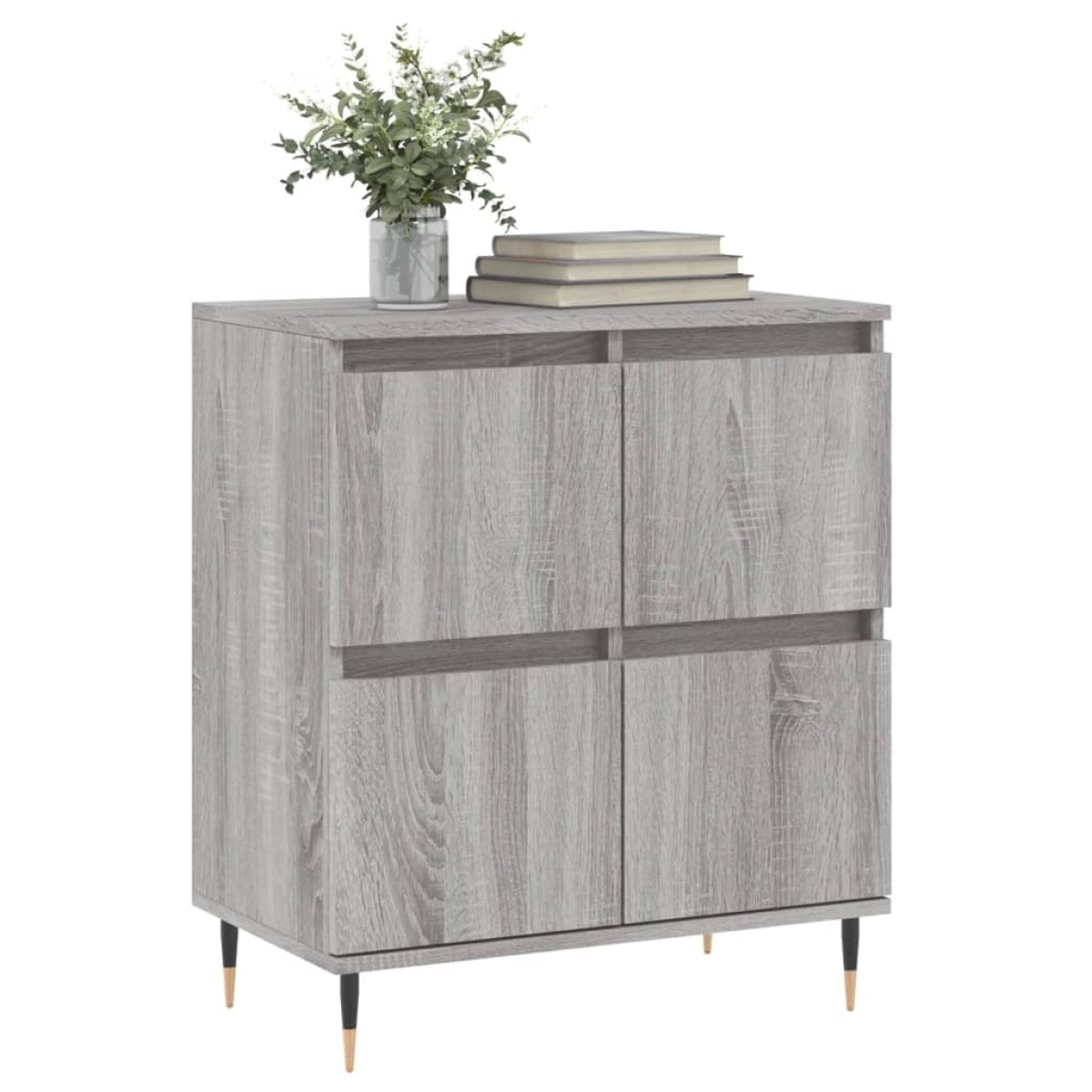 vidaXL Ντουλάπι Γκρι Sonoma 60x35x70 εκ. από Επεξεργασμένο Ξύλο