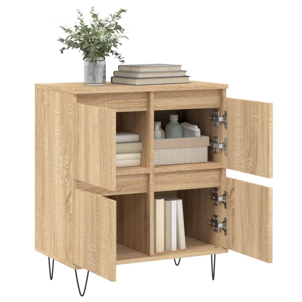 vidaXL Συρταριέρα Sonoma Δρυς 60x35x70 εκ. Επεξεργασμένο Ξύλο