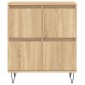 vidaXL Συρταριέρα Sonoma Δρυς 60x35x70 εκ. Επεξεργασμένο Ξύλο