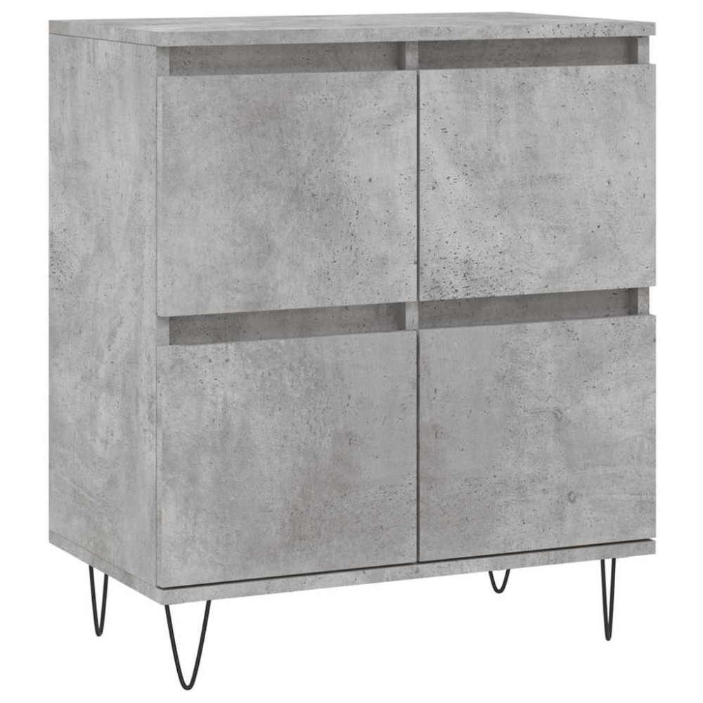 vidaXL Ντουλάπι Γκρι Σκυροδέματος 60x35x70 εκ. Επεξεργασμένο Ξύλο