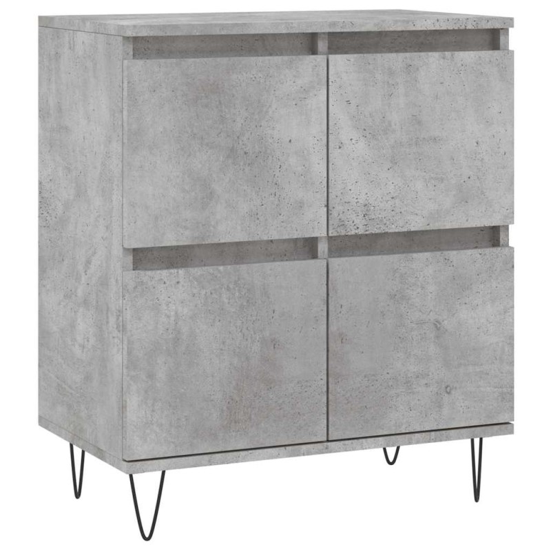 vidaXL Ντουλάπι Γκρι Σκυροδέματος 60x35x70 εκ. Επεξεργασμένο Ξύλο