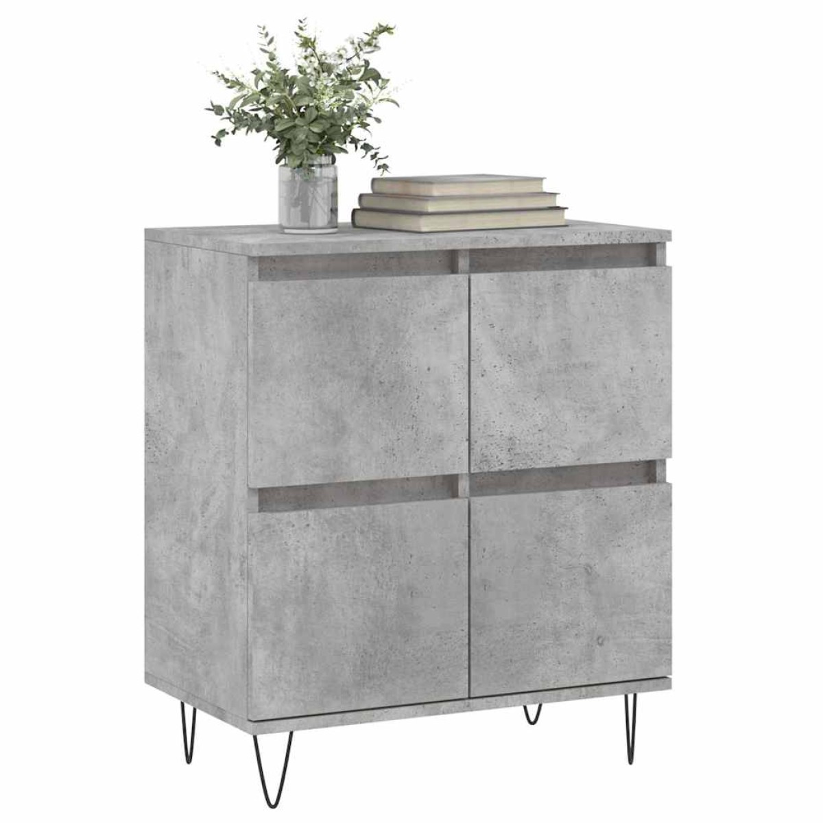 vidaXL Ντουλάπι Γκρι Σκυροδέματος 60x35x70 εκ. Επεξεργασμένο Ξύλο