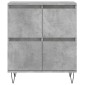 vidaXL Ντουλάπι Γκρι Σκυροδέματος 60x35x70 εκ. Επεξεργασμένο Ξύλο