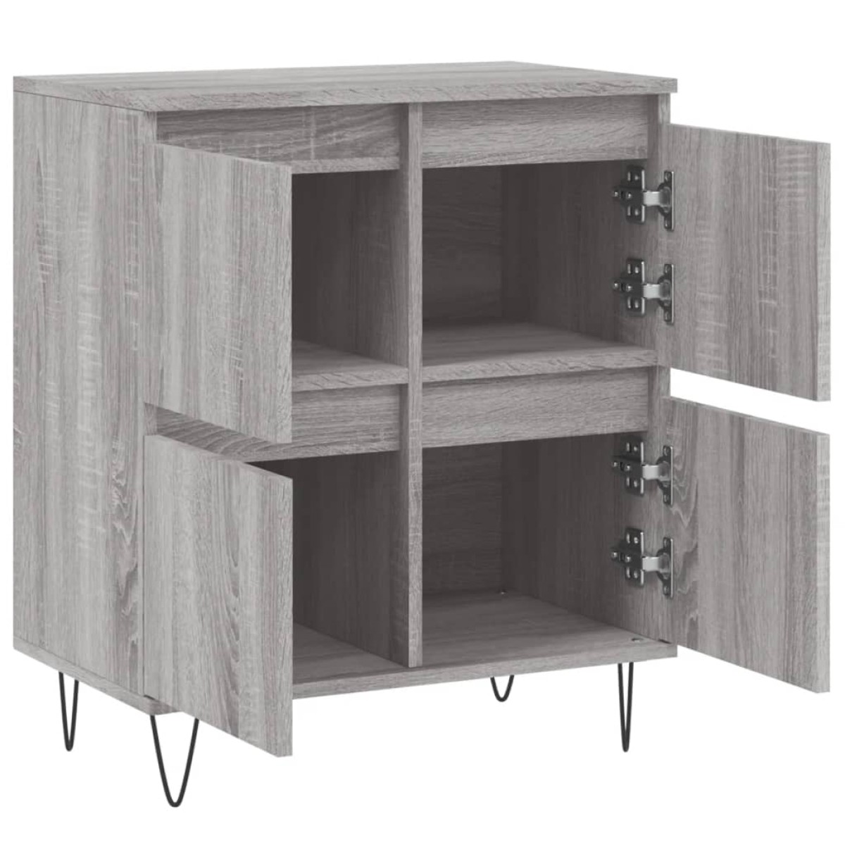 vidaXL Ντουλάπι Γκρι Sonoma 60x35x70 εκ. από Επεξεργασμένο Ξύλο