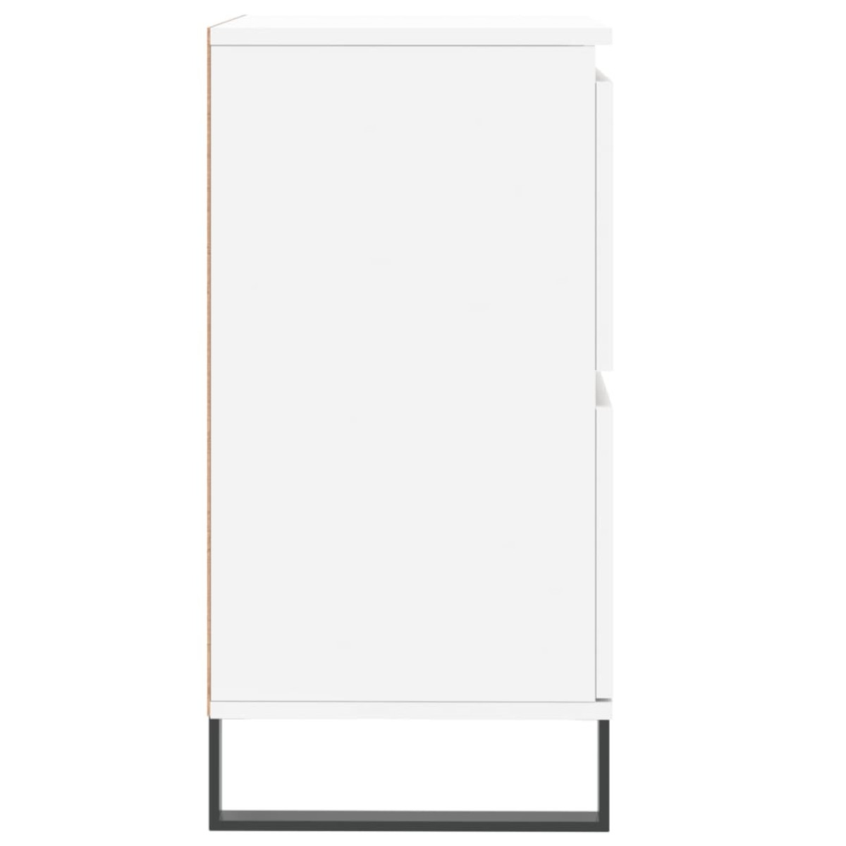 vidaXL Συρταριέρα Λευκή 60 x 35 x 70 εκ. από Επεξεργασμένο Ξύλο