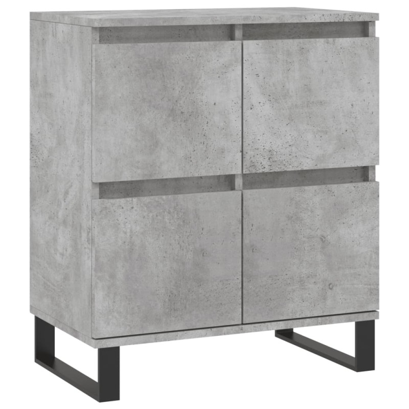 vidaXL Ντουλάπι Γκρι Σκυροδέματος 60x35x70 εκ. Επεξεργασμένο Ξύλο