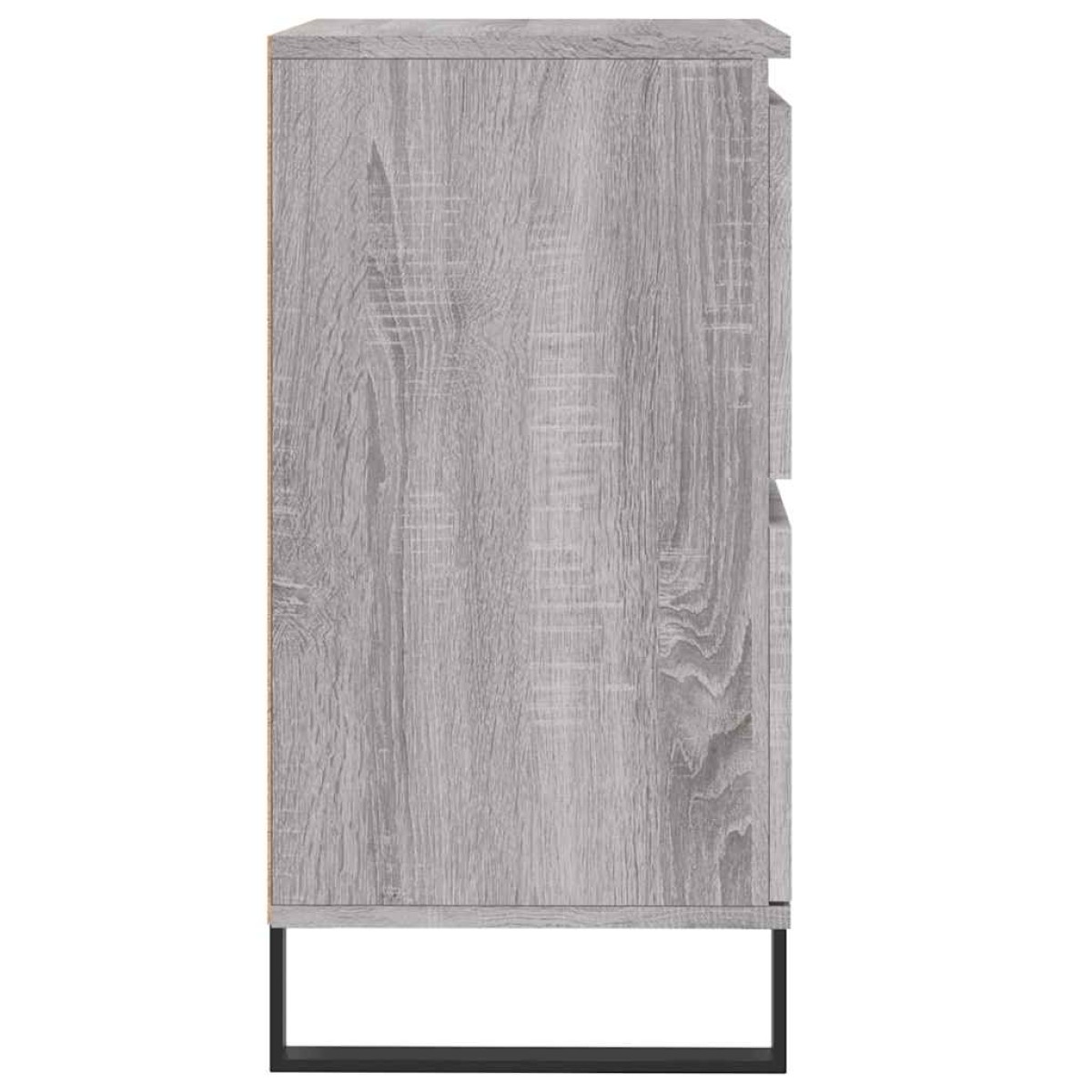 vidaXL Ντουλάπι Γκρι Sonoma 60x35x70 εκ. από Επεξεργασμένο Ξύλο