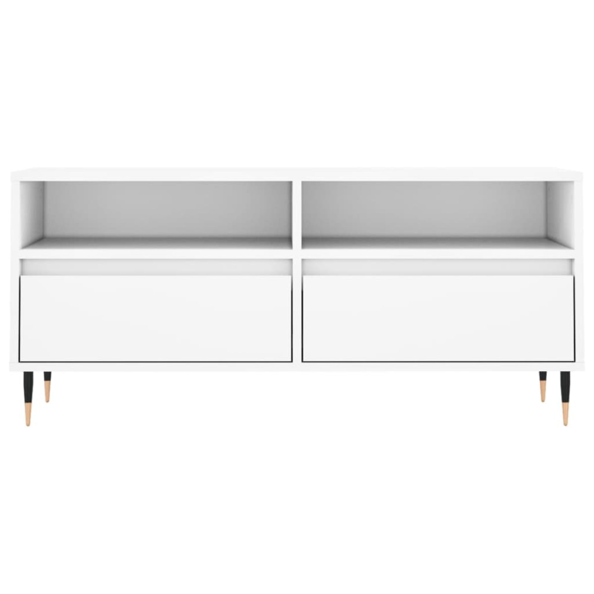 vidaXL Έπιπλο Τηλεόρασης Λευκό 100x34,5x44,5 εκ. Επεξεργασμένο Ξύλο