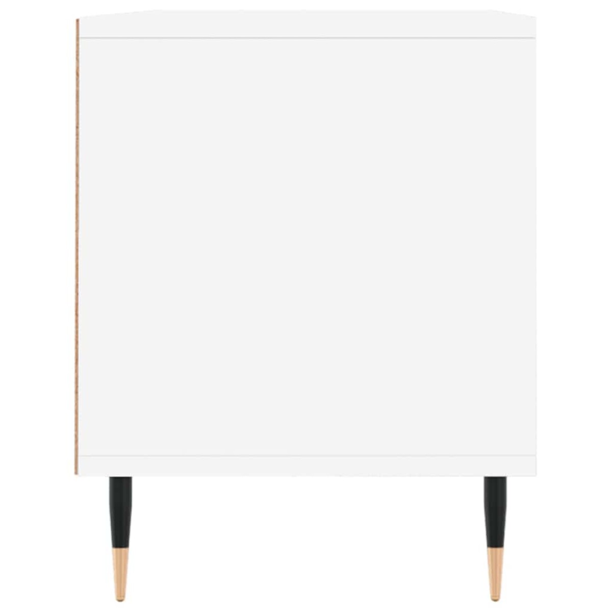 vidaXL Έπιπλο Τηλεόρασης Λευκό 100x34,5x44,5 εκ. Επεξεργασμένο Ξύλο