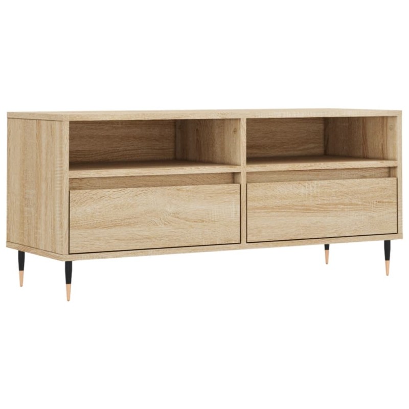 vidaXL Έπιπλο Τηλεόρασης Sonoma Δρυς 100 x 34,5 x 44,5 εκ. Επεξ. Ξύλο