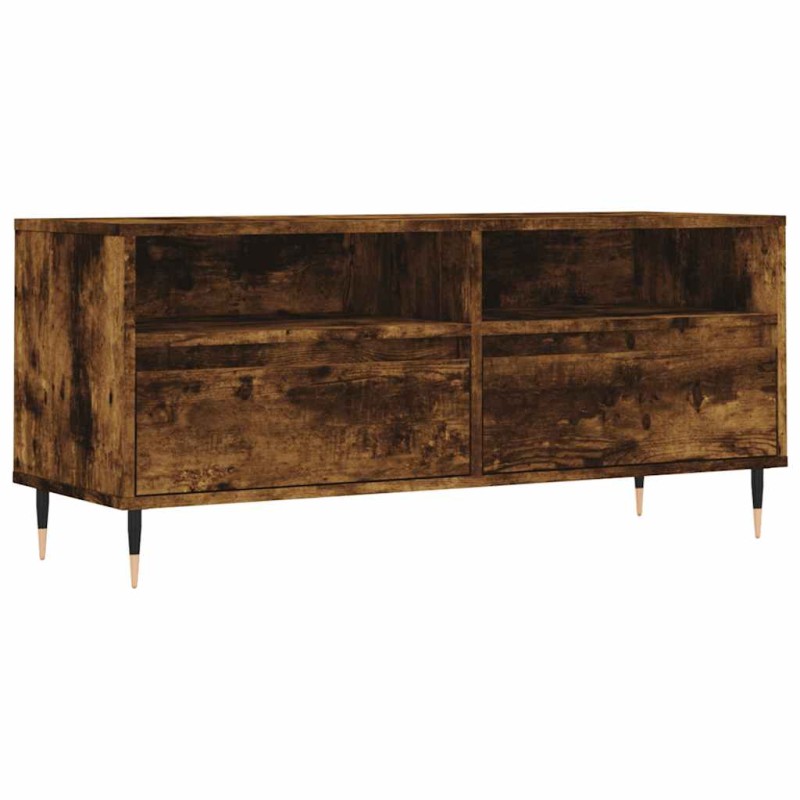 vidaXL Έπιπλο Τηλεόρασης Καπνιστή Δρυς 100x34,5x44,5 εκ. Επεξ. Ξύλο