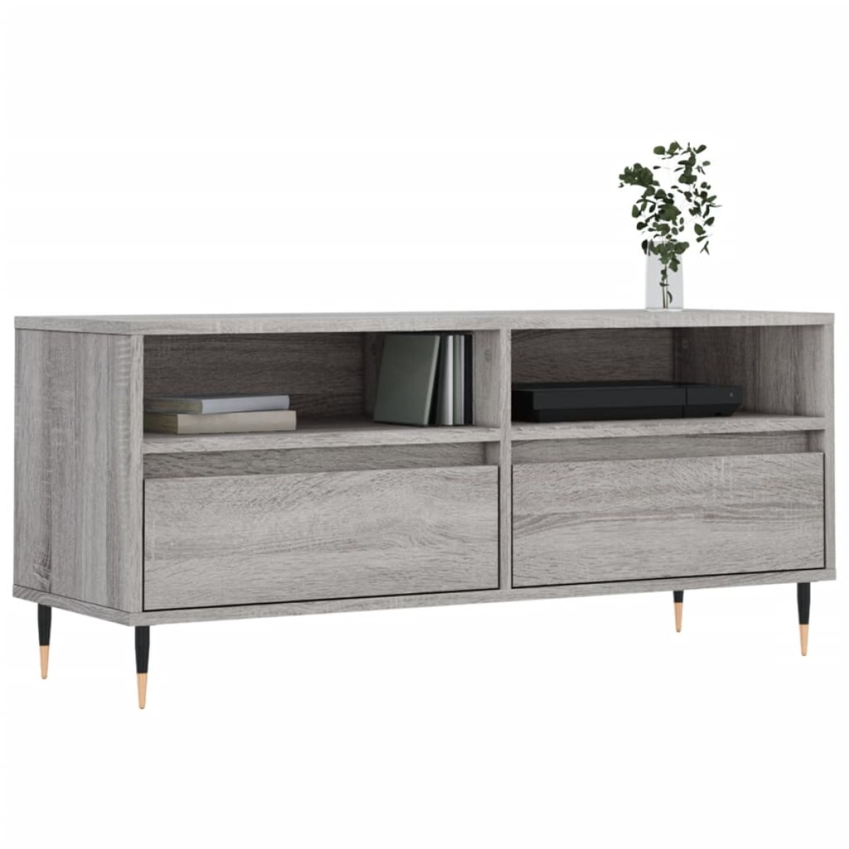 vidaXL Έπιπλο Τηλεόρασης Γκρι Sonoma 100x34,5x44,5 εκ. Επεξεργ. Ξύλο