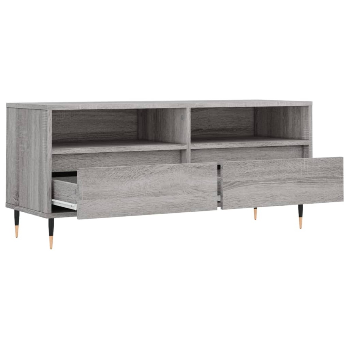 vidaXL Έπιπλο Τηλεόρασης Γκρι Sonoma 100x34,5x44,5 εκ. Επεξεργ. Ξύλο